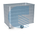 Carrello Contenitore Lavanderia 400lt Forato