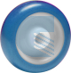 Solo ruota nylon poliuretano blu - arredamento