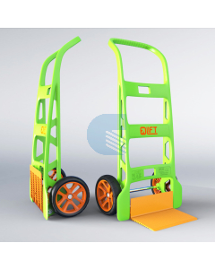 Carrello Monoscocca in Polipropilene Rinforzato Colore LIME
